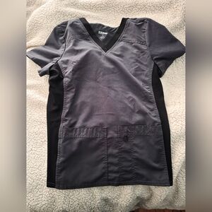 Scrubstar gray and black set, size small